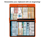 WhiteCoat Clipboard® - Orange Critical Care Edition